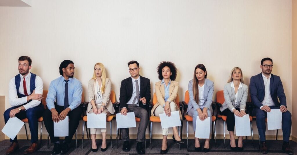 Addison Group interviewing candidates for companies who realized it was time to hire people to their teams