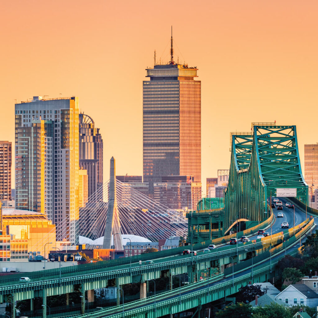 Boston, Massachusetts Skyline