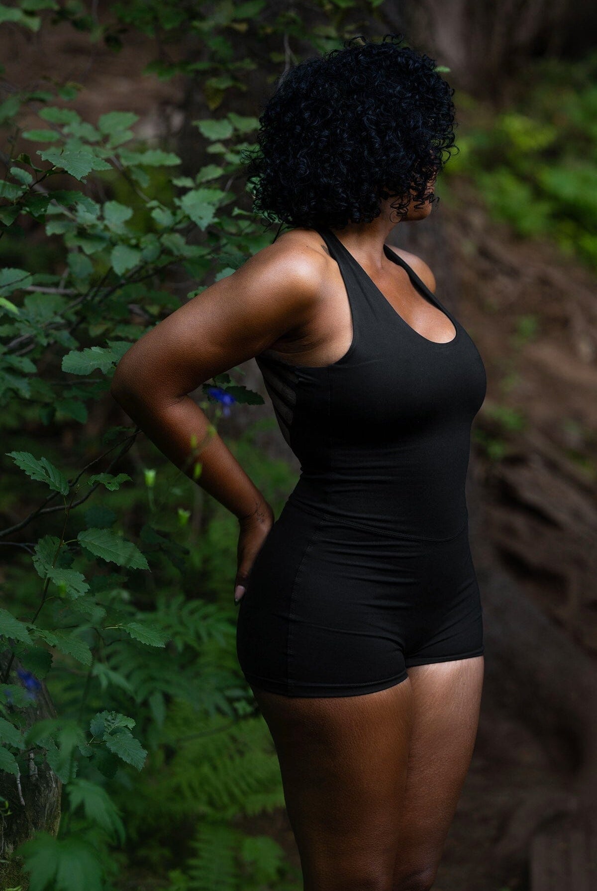 Mika Body Wear - Kalani Short Bodysuit Bodysuit #color_black