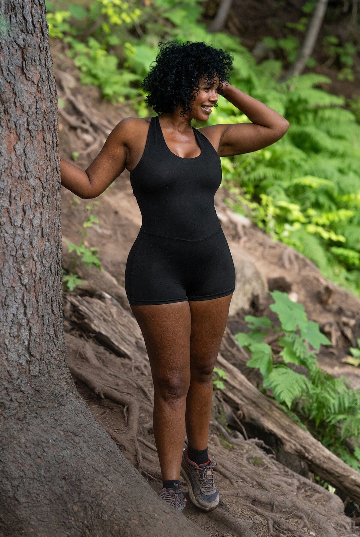 Mika Body Wear - Kalani Short Bodysuit Bodysuit #color_black