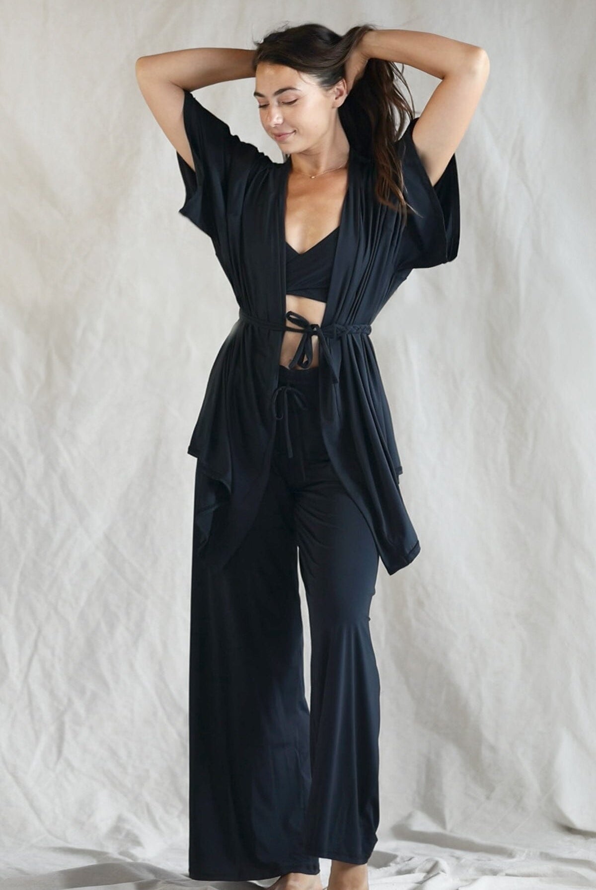 Mika Body Wear - Raz Robe #color_black